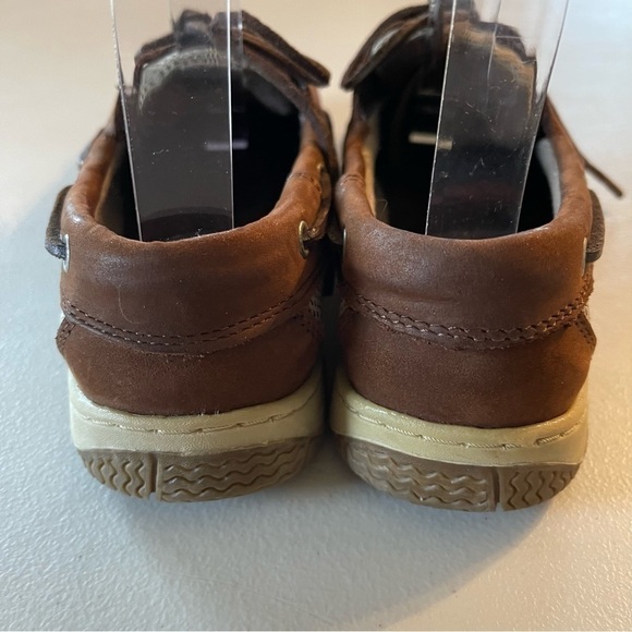 Bjorndal size 7 Chesapeake 131009 brown boat shoes GUC - Picture 12 of 15